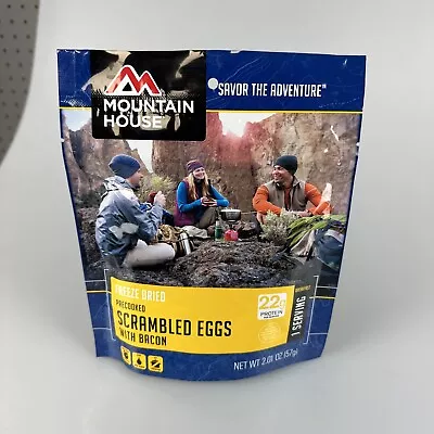 Precooked Scrambled Eggs With Bacon Mountain House Freeze Dried Food Pouch • $11.99