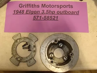 1948 ELGIN Outboard Motor 571-58521 Sears 3.5hp Recoil Catch Ring Boss Plate • $29