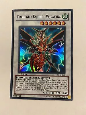 STBL-EN097 Dragunity Knight - Vajrayana Super Rare 1st Edition YuGiOh • £1.85