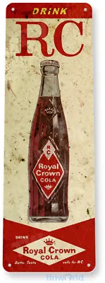 TIN SIGN Royal Crown Cola Soda Cola Drink Kitchen Rustic Metal Decor B586 • $8.45