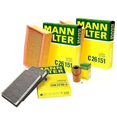 Mann Oil 2 Air Carbon Cabin Filter Service Kit For BMW E39 M5 5.0L S62 • $88.95