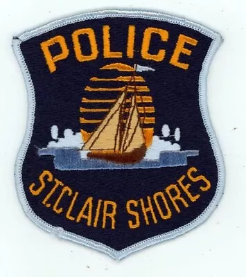 Michigan Mi Saint St Clair Shores Police Nice Shoulder Patch Sheriff • $4.99