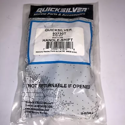 93730t New Genuine Oem Mercury Quicksilver Outboard Shift Handle Lot B9-2 • $17.99