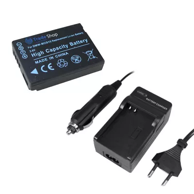 Set: 1200mAh Battery + Charger For Panasonic Lumix DMC-TZ35 DMC-TZ36 DMC-TZ65 • £22.47