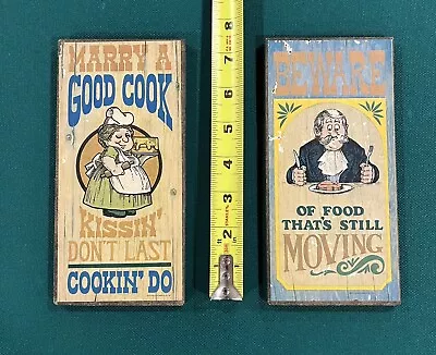 Vintage Wood Signs For Kitchen Or Bar • $8