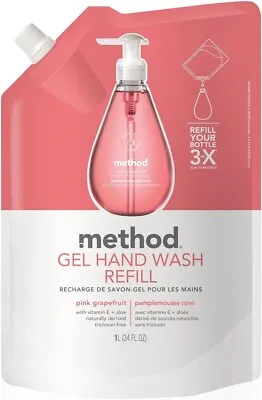 Method Gel Hand Soap Refill Pink Grapefruit (34 FL Oz) • $15.99