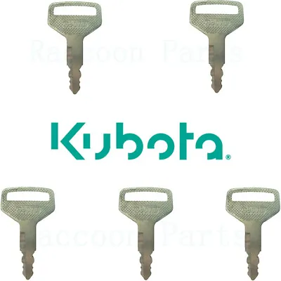5 Kubota Ignition Keys M Series Tractor RTV1100 & L Series Cab Door 36919-75190 • $10.19