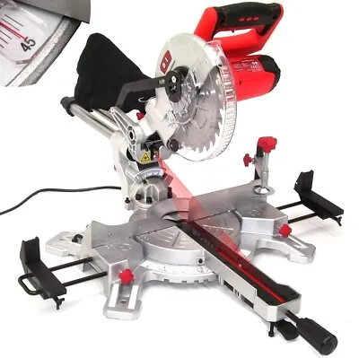 Sliding Compound Mitre Saw 1500W 305mm Cut 56124 Laser Chop Saw Wood Saw  • £162.48