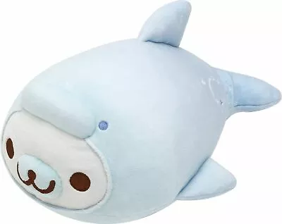San-X Character Mamegoma Stuffed Toy M Size 25cm Plush Doll White Dolphin Cute • $57.42