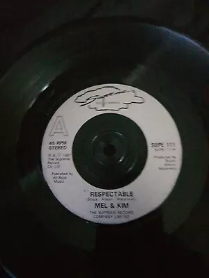 £0.99 • Buy Mel & Kim - Respectable   7  Vinyl  Record 