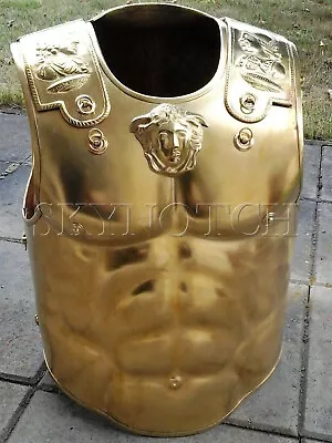 Medieval Roman Muscle Armor Cuirass Jacket Greek Knight 18 Gauge Steel Halloween • $299.99
