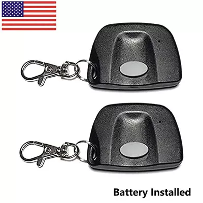 2x For Linear Multicode 3089 3060 3070 Keychain 300MHZ 10 Dip Garage Door Remote • $14.13