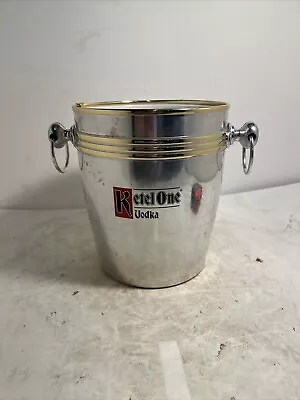  NEW-Ketel One Vodka Ice Bucket Chiller HTF - Stainless Steel  FREE SHIPPING • $25