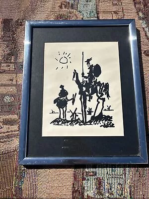 Modern Classics Inc NY NY Silk Screened Don Quixote & Sancho Panza Pablo Picasso • $49.99