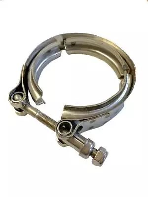 $23.74 • Buy T304 Stainless Steel 3.5  V-Band Clamp V Band Clamp 89mm Turbo Down Pipe Exhaust