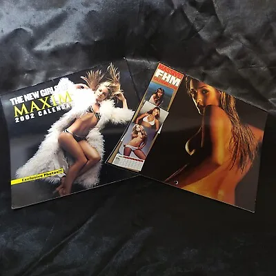 VTG Maxim & FHM Calendars 2002 Beautiful Women Calendar Swimsuits  • $19.99