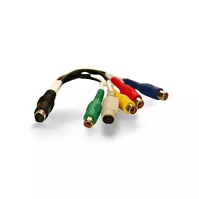 5in Component S-Video To Mini DIN 9 Adapter Cable Jaton CB9D0005 - Black • $14.85