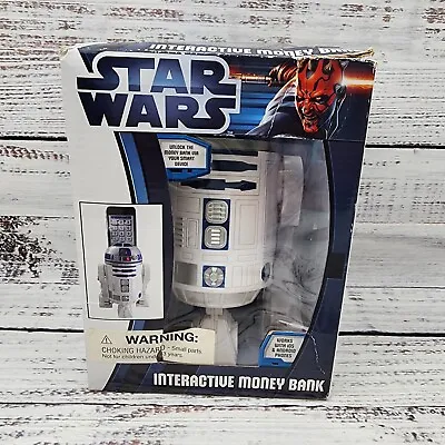 Star Wars R2-D2 Interactive Money Bank By Diamond Select Rare New In Box 2012 • $27.99