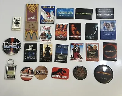 Vintage 90's & 2000's Movie Promo Items Pins Buttons Keychains You Choose • $5