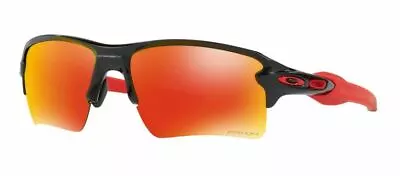 New OAKLEY FLAK 2.0XL Polished Black Prizm Ruby Sport Sunglasses OO 9188 80 8059 • $249.95