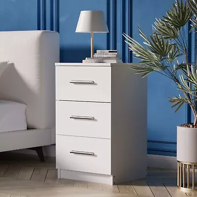 Ufurniture Bedside Table Drawers Side Table Nightstand Storage Cabinet Bedroom • $84.99