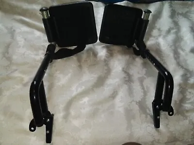 Ultra Lightweight Wheelchair Footrest Foot Pedals Foot Rest Left And Right Leg • $34.99