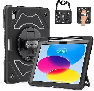 IPad Case For IPad 10th Generation 2022: Upgraded Military Grade Shockproof  • $17