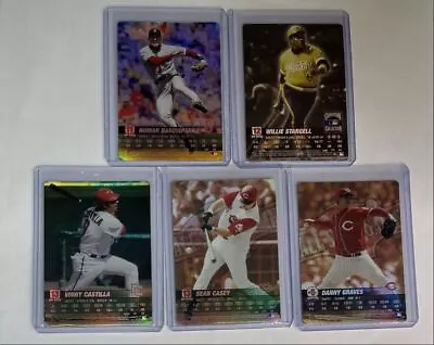 (5) Garciaparra Castilla Stargell Casey Graves 2004 Mlb Showdown Q1371 • $1