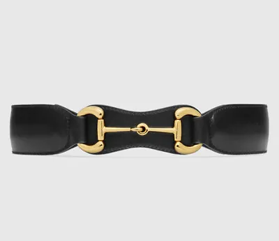 $845 • Buy Gucci Leather Belt With Horsebit Size 75 RRP$900