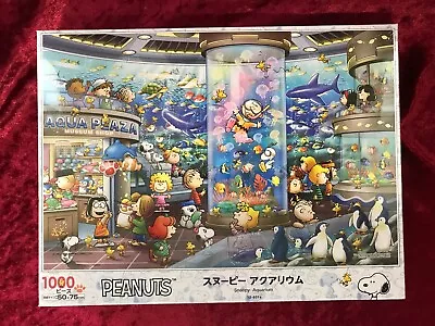 EPOCH Jigsaw Puzzle Peanuts Snoopy Aquarium 1000 Piece JAPAN • $51.75