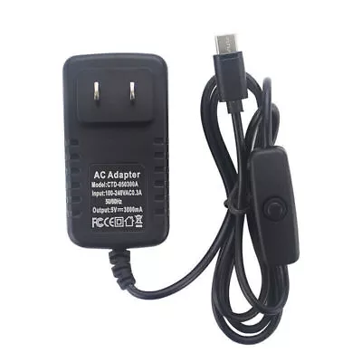5V 3A USB-C Quick Charger Adapter Power Supply For Raspberry Pi 4 Model B 4B • $14.89