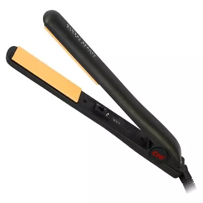 CHI Original Ceramic Hair Straightening Flat Iron 1  Plates Black Professional • $34.99