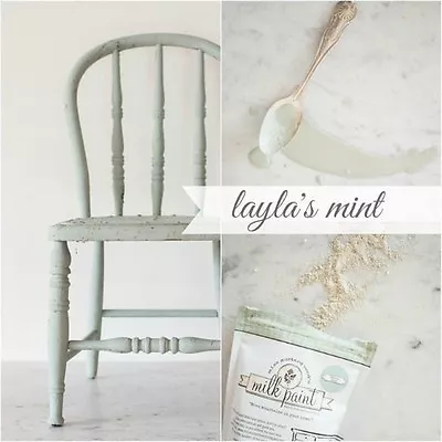 Miss Mustard Seed's Milk Paint - Layla's Mint - Sample Size Furniture Painting • $5