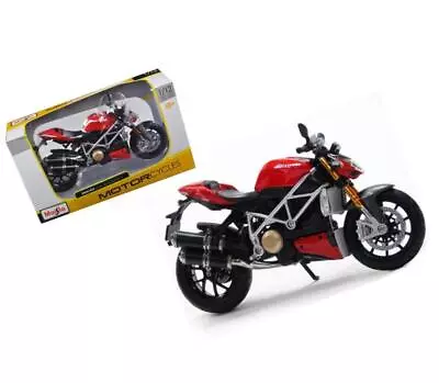 Ducati Mod Streetfighter S Red 1/12 Diecast Motorcycle Model By Maisto • $24.58