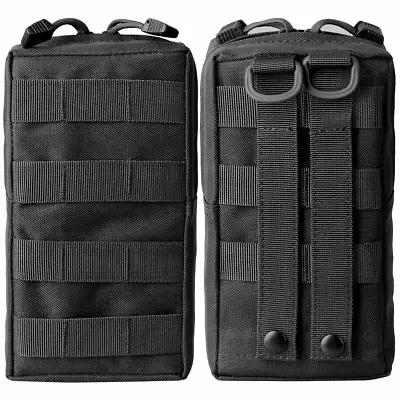 Molle Pouch Compact Utility Edc 600D Gadget Tactical Hanging Waist Bag Gear Tool • $10.86