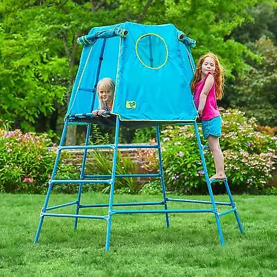 £189.99 • Buy Explorer Metal Climbing Frame Blue Kids Childrens Outdoor Play Den Playhouse
