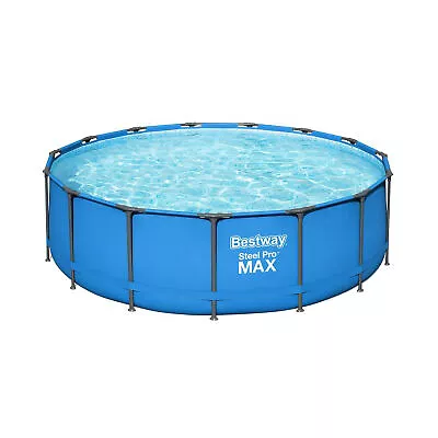 Bestway 15' X 48  Steel Pro Frame Above Ground Swimming Pool (No Pump)(Open Box) • $254.32