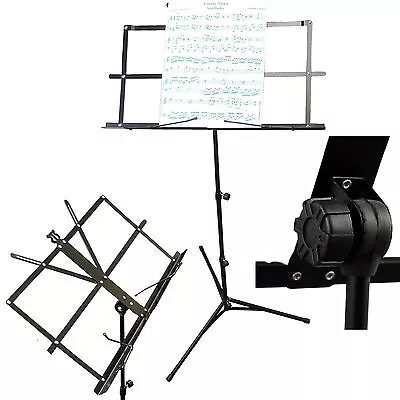 Music Stand Collapsible Folding Portable With Carry And Storage Bag • $16.79