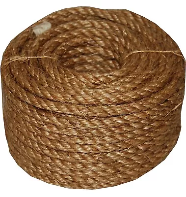 Manila Rope 1/2in X 100ft Natural Fiber • $19.99