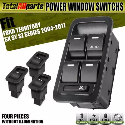 Master& 3 Single Power Window Switch For Ford Territory SX SY SZ Non-illuminated • $31.99