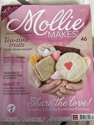 Mollie Makes Magazine Issue #4 Share The Love February 2011 Felties Sewing Art • $10