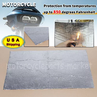 Motorcycle Fairing Professional Heat Shield Self Adhesive Sheet Protector Bike • $14.98