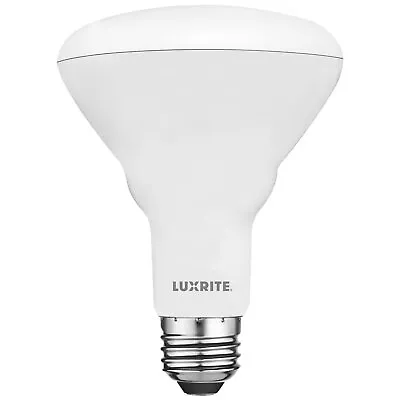 Luxrite BR30 LED Flood Light Bulb 8.5W 4000K 650LM Dimmable Damp Rated UL E26 • $9.99