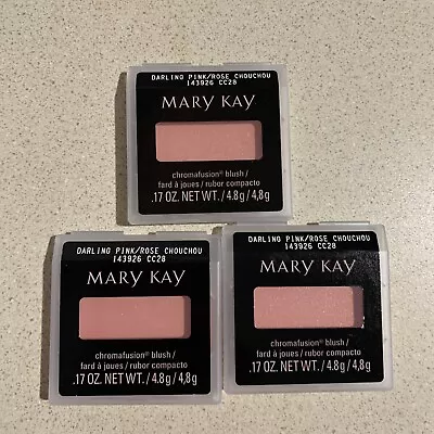 3 Mary Kay Chromafusion Blush Darling Pink  120413 • $31.99