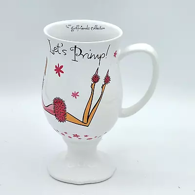 Coffee Mug Cup Mary Kay Girlfriends Collection Lets Primp Pedestal 10 Oz • $9.40