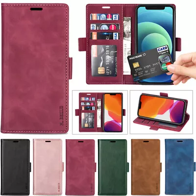 $3.26 • Buy Wallet Leather Flip Case Cover For IPhone 11 13 12 Pro XS Max XR 7 8 Plus X