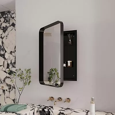 Bathroom Medicine Cabinet With Mirror Recessed Metal Framed Wall Cabinet • $117.86