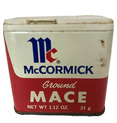 McCormick 1974 Collectible Vintage Spice Tin Mace 1.12 Oz • $3.99