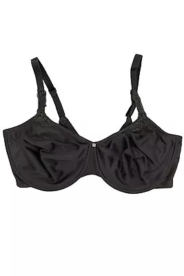 Breezies Body Luxe Minimizer Bra With Lace Detail Graphite • $15.99