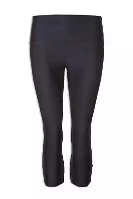 Camille Ex Marks & Spencers Women's Capri Leggings In Black Ladies Lycra Pants • £16.99